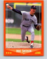 Mike Smithson #59T Baseball Cards 1988 Score Traded Prices