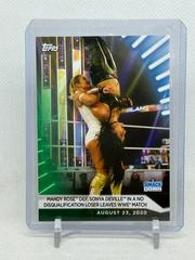 Sonya Deville def. Mandy Rose [Green] Wrestling Cards 2021 Topps WWE Women's Division Prices