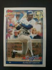 Alfredo Griffin #226 Baseball Cards 1991 Topps Desert Shield Prices