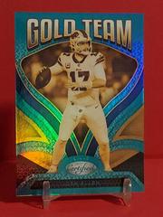 Josh Allen [Teal] Football Cards 2022 Panini Certified Gold Team Prices