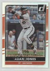 Adam Jones [Career Stat Line] #140 Baseball Cards 2016 Panini Donruss Prices