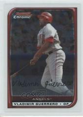 Vladimir Guerrero #15 Baseball Cards 2008 Bowman Chrome Prices