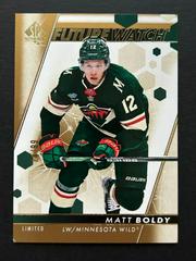 Matt Boldy [Limited Gold] #101 Hockey Cards 2022 SP Authentic Prices