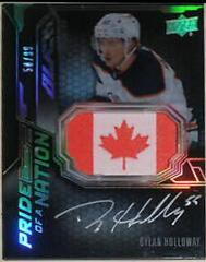 Dylan Holloway #PON-DH Hockey Cards 2022 SPx UD Black Pride of a Nation Autographs Prices