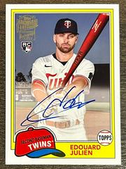 Edouard Julien Baseball Cards 2023 Topps Archives 1981 Fan Favorites Autographs Prices