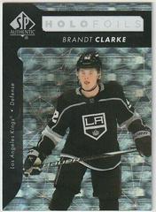 Brandt Clarke Hockey Cards 2022 SP Authentic Holofoils Prices