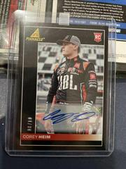 Corey Heim [Autograph Gold] #10 Racing Cards 2022 Panini Chronicles Nascar Pinnacle Prices
