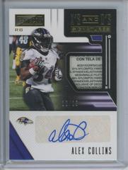 Alex Collins #XOS-AC Football Cards 2018 Panini Playbook X's and O's Signatures Prices