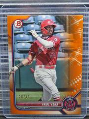 Arol Vera [Orange] #BP-101 Baseball Cards 2022 Bowman Paper Prospects Prices