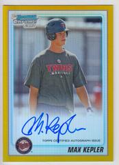 Max Kepler [Gold Refractor Autograph] #BCP203 Baseball Cards 2010 Bowman Chrome Prospects Prices