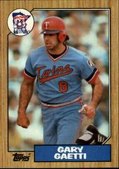 Gary Gaetti #710 Baseball Cards 1987 Topps Prices