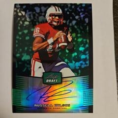 Russell Wilson [Autograph Prismatic Green] #RW1 Football Cards 2012 Leaf Metal Draft Prices