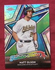 Matt Olson [Orange Refractor] Baseball Cards 2018 Topps Chrome Future Stars Prices