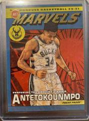 Giannis Antetokounmpo [Press Proof] Basketball Cards 2020 Donruss Net Marvels Prices