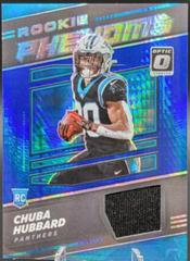 Chuba Hubbard [Blue Hyper] Football Cards 2021 Panini Donruss Optic Rookie Phenoms Prices