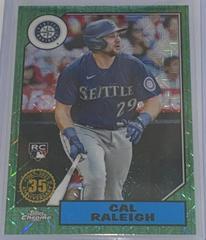 Cal Raleigh [Green] #T87C-16 Baseball Cards 2022 Topps Silver Pack 1987 Chrome Prices