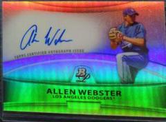 Allen Webster Baseball Cards 2010 Bowman Platinum Prospect Autograph Prices