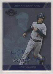 Joe Mauer, Johan Santana [Silver Red] #72 Baseball Cards 2007 Topps CO Signers Prices