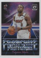 Dwyane Wade [Blue] #16 Basketball Cards 2018 Panini Donruss Optic Franchise Features Prices