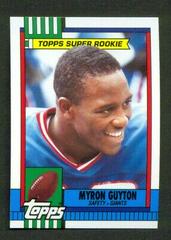 Myron Guyton #50 Football Cards 1990 Topps Tiffany Prices