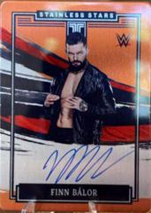 Finn Balor [Orange] Wrestling Cards 2022 Panini Impeccable WWE Stainless Stars Autographs Prices
