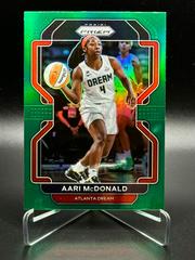 Aari McDonald [Green] #19 Basketball Cards 2022 Panini Prizm WNBA Prices