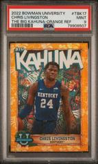 Chris Livingston [Orange] #TBK-17 Basketball Cards 2022 Bowman Chrome University The Big Kahuna Prices