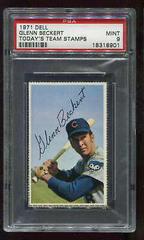 Glenn Beckert Baseball Cards 1971 Dell Today's Team Stamps Prices