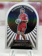 Emiliano Martinez [Contra] Soccer Cards 2022 Panini Obsidian Tunnel Vision Prices
