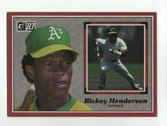 Rickey Henderson #22 Baseball Cards 1983 Donruss Action All Stars Prices