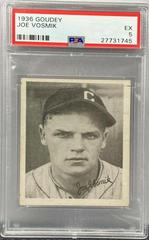 Joe Vosmik Baseball Cards 1936 Goudey Prices