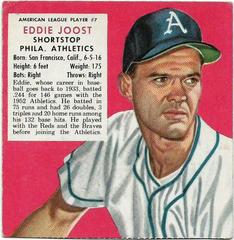 Eddie Joost #7 Baseball Cards 1953 Red Man Tobacco Prices