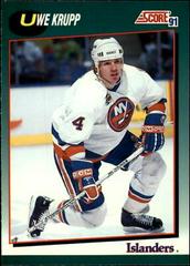 Uwe Krupp Hockey Cards 1991 Score Rookie Traded Prices