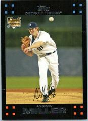 Andrew Miller #15 Baseball Cards 2007 Topps Prices