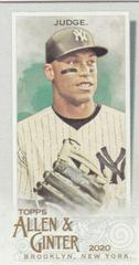 Aaron Judge [Mini Brooklyn Back] #13 Baseball Cards 2020 Topps Allen & Ginter Prices