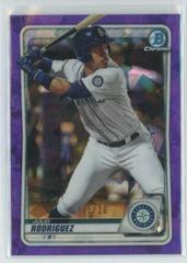Julio Rodriguez [Purple] #BCP-19 Baseball Cards 2020 Bowman Sapphire Prices