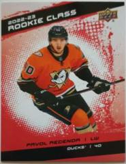 Pavol Regenda [Red] Hockey Cards 2022 Upper Deck Rookie Class Prices
