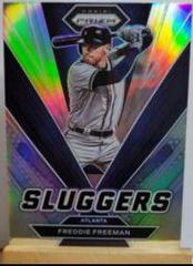 Freddie Freeman [Silver Prizm] #SL-9 Baseball Cards 2022 Panini Prizm Sluggers Prices