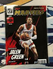 Jalen Green [Press Proof] #9 Basketball Cards 2022 Panini Donruss Net Marvels Prices