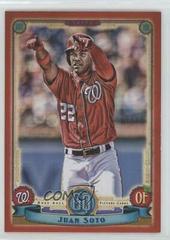 Juan Soto [Red] #57 Baseball Cards 2019 Topps Gypsy Queen Prices
