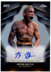 Bryan Battle [Refractor] #CVA-BBA Ufc Cards 2024 Topps Chrome UFC Veteran Autograph Prices