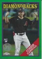 Corbin Carroll [Green] #88CU-20 Baseball Cards 2023 Topps Chrome Update 1988 Prices