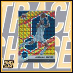Jordan Clarkson [Choice Fusion Red & Yellow] Basketball Cards 2020 Panini Mosaic Prices