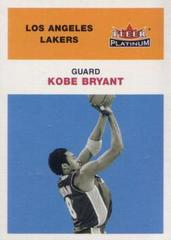 Kobe Bryant Basketball Cards 2001 Fleer Platinum Prices