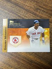Jim Rice Baseball Cards 2012 Topps Golden Moments Prices