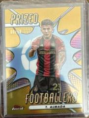 Thiago Almada [Gold Refractor] Soccer Cards 2023 Finest MLS Prized Footballers Prices