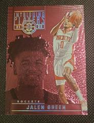 Jalen Green [Pink] Basketball Cards 2021 Panini Illusions Intriguing Players Prices