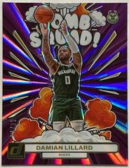 Damian Lillard [Purple] #12 Basketball Cards 2023 Panini Donruss Bomb Squad Prices