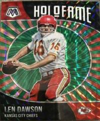 Len Dawson [Green Fluorescent] #9 Football Cards 2021 Panini Mosaic HoloFame Prices