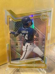 Jackson Chourio [Prime Numbers Gold Die Cut] #144 Baseball Cards 2022 Panini Elite Extra Edition Prices